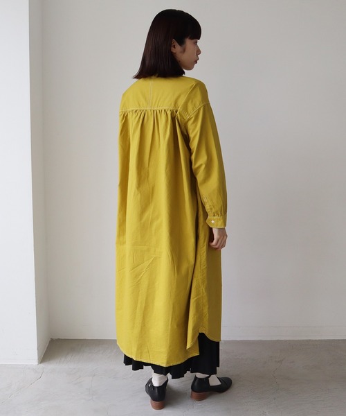 bulle de savon(ビュルデサボン)の「《染め替え》製品染めオックスコックワンピース(ショルダーバッグ・レディース・イエロー/ブルー・FREE)」の9枚目の写真