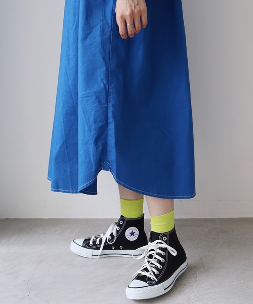 bulle de savon(ビュルデサボン)の「《染め替え》製品染めオックスコックワンピース(ショルダーバッグ・レディース・イエロー/ブルー・FREE)」の14枚目の写真