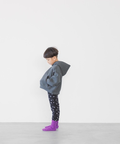 LOWRYS FARM（ローリーズファーム）の「ダンボールフーディー　166102（パーカー・キッズ・チャコールグレー/ベージュ/グレー・110cm/120cm/130cm/140cm/150cm）」の14枚目の写真