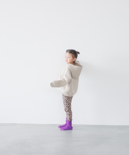 LOWRYS FARM(ローリーズファーム)の「ダンボールフーディー 166102(パーカー・キッズ・チャコールグレー/ベージュ/グレー・110cm/120cm/130cm/140cm/150cm)」の17枚目の写真