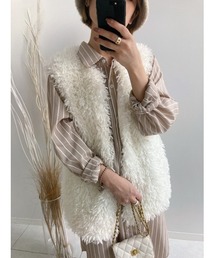 Edit Sheen | 【スタイリストプロデュース】プードルファーベスト(その他アウター)