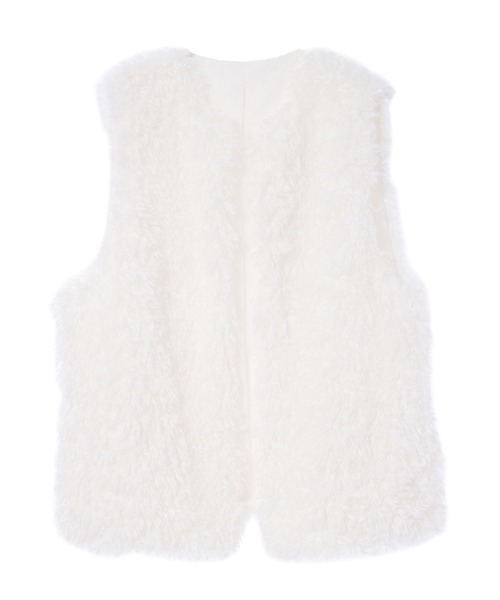 Edit Sheen（エディットシーン）の「【スタイリストプロデュース】プードルファーベスト（その他アウター・レディース・アイボリー・M）」の22枚目の写真