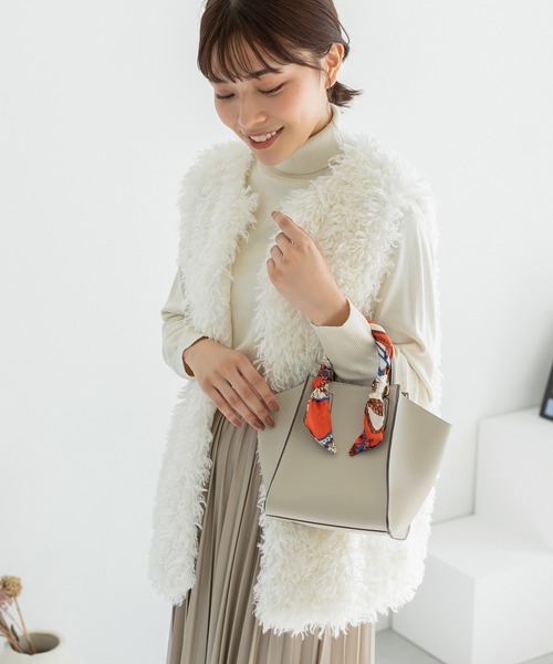 Edit Sheen（エディットシーン）の「【スタイリストプロデュース】プードルファーベスト（その他アウター・レディース・アイボリー・M）」の9枚目の写真