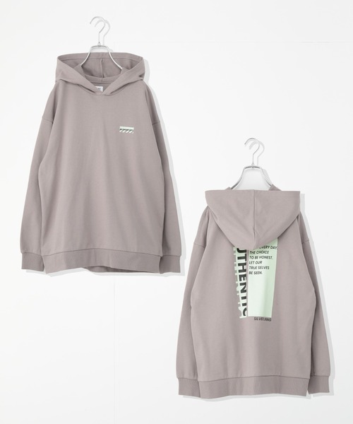 GLOBAL WORK（グローバルワーク）の「USAグラフィックパーカー/AND YUA ANY/164089（パーカー・キッズ・ホワイト/グレー/ブラック/ベージュ/チャコールグレー・160cm/150cm）」の5枚目の写真