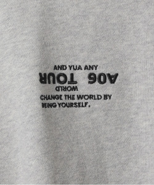 GLOBAL WORK（グローバルワーク）の「USAグラフィックパーカー/AND YUA ANY/164089（パーカー・キッズ・ホワイト/グレー/ブラック/ベージュ/チャコールグレー・160cm/150cm）」の19枚目の写真