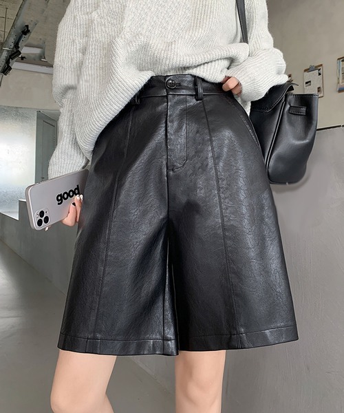 最終値下げ　キャピタル　レザーパッチ　ハーフパンツ　サイズ3 最終値下げ キャピタル レザーパッチ ハーフパンツ サイズ3