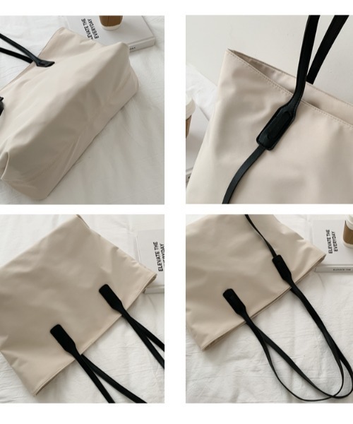 yuue' ( wear )(ユーイ)の「大容量シンプルトートバッグ(トートバッグ・レディース・ホワイト/ブラック/カーキ・FREE)」の11枚目の写真