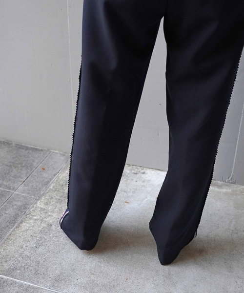 Toironier(トワロニエ)の「Toironier(トワロニエ ) ラインパンツ(その他パンツ・レディース・ネイビー/ワイン・FREE/F)」の3枚目の写真