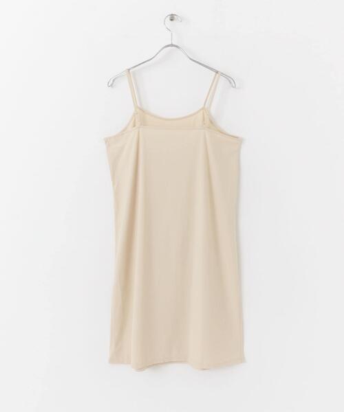 SENSE OF PLACE by URBAN RESEARCH（センスオブプレイスバイアーバンリサーチ）の「インナーキャミワンピース（その他アンダーウェア/インナー・レディース・ブラック/ベージュ・ONE）」の6枚目の写真