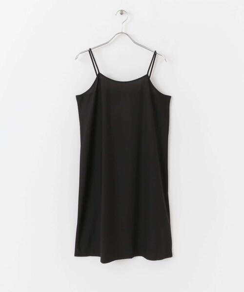 SENSE OF PLACE by URBAN RESEARCH（センスオブプレイスバイアーバンリサーチ）の「インナーキャミワンピース（その他アンダーウェア/インナー・レディース・ブラック/ベージュ・ONE）」の4枚目の写真