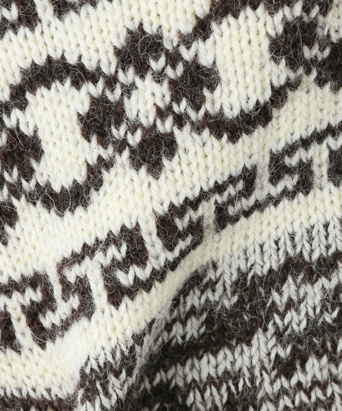 MOUNTAIN RESEARCH(マウンテンリサーチ)の「【MOUNTAIN RESEARCH/マウンテンリサーチ】Tibetan Knit(ニット/セーター・メンズ・ブラウン・LARGE/X-LARGE)」の15枚目の写真