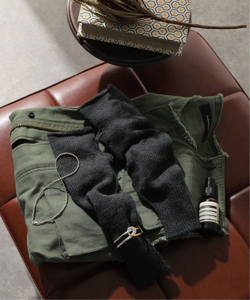 JOURNAL STANDARD(ジャーナルスタンダード)の「【Calimar/カリマール】ACRY/WOOL LONG HAND WARMER:ハンドウォーマー(手袋・レディース・チャコールグレー/キャメル/ネイビー/カーキ・FREE)」の1枚目の写真