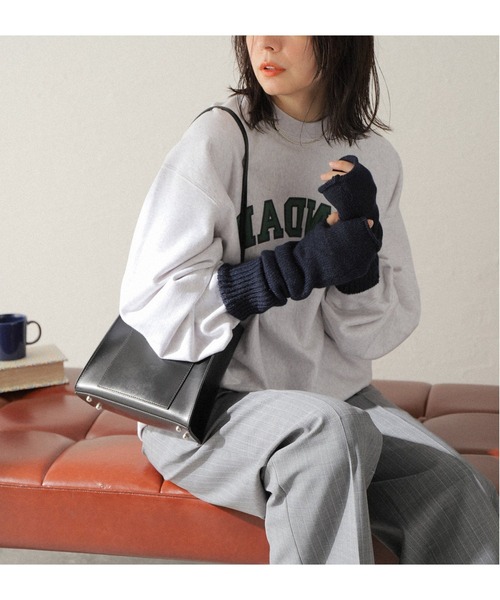 JOURNAL STANDARD(ジャーナルスタンダード)の「【Calimar/カリマール】ACRY/WOOL LONG HAND WARMER:ハンドウォーマー(手袋・レディース・チャコールグレー/キャメル/ネイビー/カーキ・FREE)」の13枚目の写真