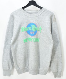 VINTAGE | 【ヴィンテージ古着】80's Hard Rock CAFE / ハードロックカフェ ロゴ プリントスウェット(スウェット)