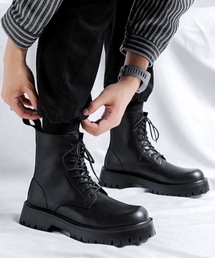 【OKUOKU　0909】レースアップ　ブーツ 　oku-shoes-684249382659-85