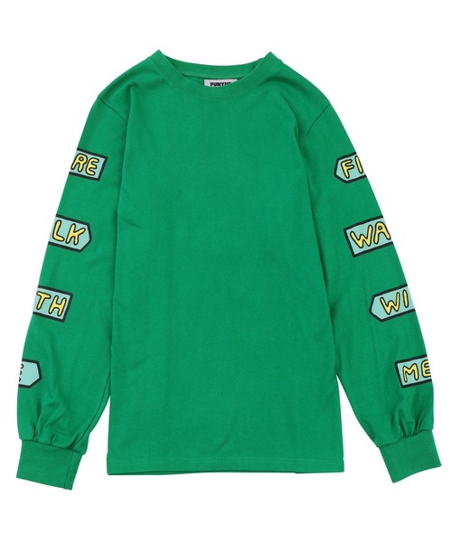 PUNYUS(プニュズ)の「FIRE WALKロンT(Tシャツ/カットソー・レディース・ブラック/グリーン/ホワイト・2/1/4/3)」の21枚目の写真