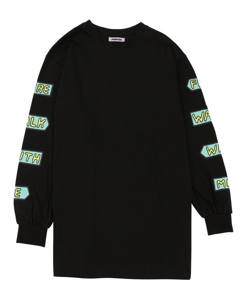 PUNYUS(プニュズ)の「FIRE WALKロンT(Tシャツ/カットソー・レディース・ブラック/グリーン/ホワイト・2/1/4/3)」の22枚目の写真
