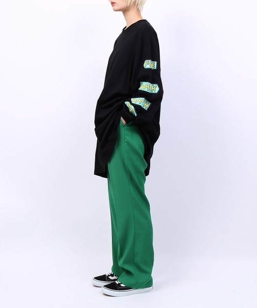 PUNYUS(プニュズ)の「FIRE WALKロンT(Tシャツ/カットソー・レディース・ブラック/グリーン/ホワイト・2/1/4/3)」の13枚目の写真