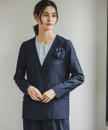 LEPSIM | サマ見え！カラーレスダブルジャケット　162257(スーツジャケット)