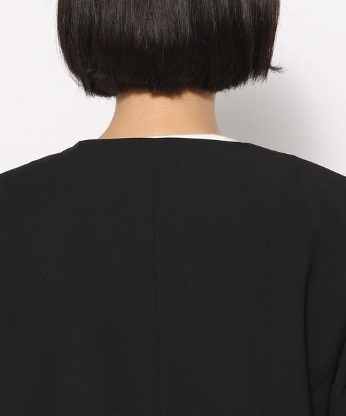 LEPSIM（レプシィム）の「サマ見え！カラーレスダブルジャケット　162257（スーツジャケット・レディース・ブラック/グレイッシュベージュ/ネイビー・MEDIUM/LARGE）」の21枚目の写真