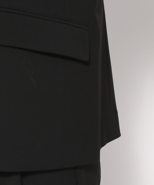 LEPSIM（レプシィム）の「サマ見え！カラーレスダブルジャケット　162257（スーツジャケット・レディース・ブラック/グレイッシュベージュ/ネイビー・MEDIUM/LARGE）」の19枚目の写真