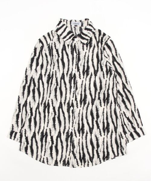 i-dare（アイディア）の「【i-dare】ゼブラ柄 シャツ（シャツ/ブラウス・レディース・ゼブラ・FREE）」の6枚目の写真