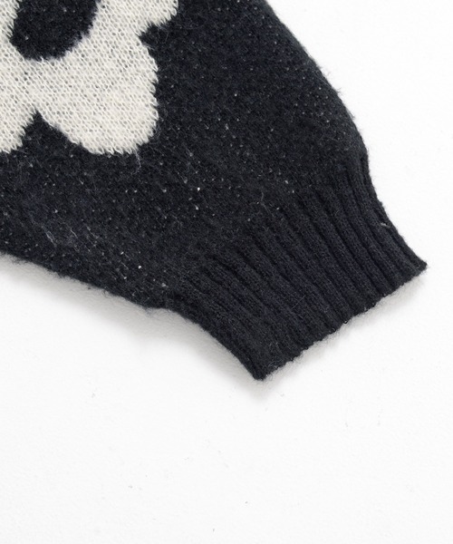 CavariA（キャバリア）の「『CavariA/キャバリア』総柄ジャガード起毛カーディガン（カーディガン/ボレロ・メンズ・マスタード/ブルー/ブラック・M/L）」の19枚目の写真