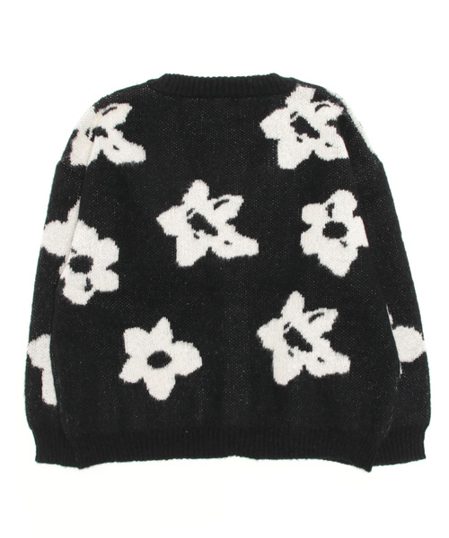 CavariA（キャバリア）の「『CavariA/キャバリア』総柄ジャガード起毛カーディガン（カーディガン/ボレロ・メンズ・マスタード/ブルー/ブラック・M/L）」の5枚目の写真