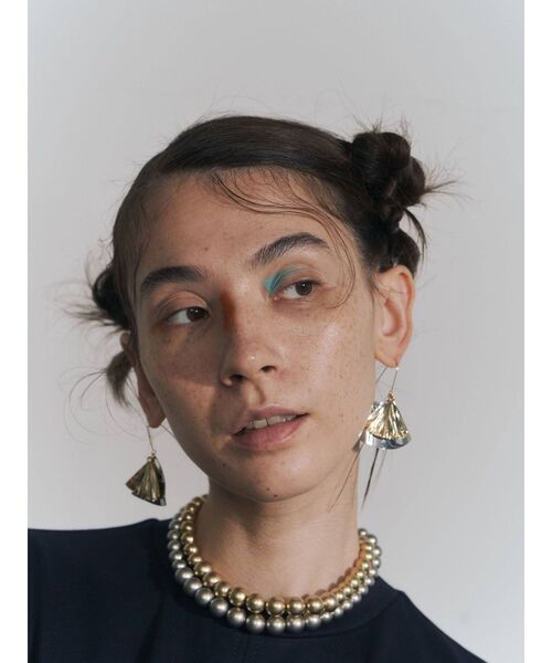 UN3D.（アンスリード）の「ダブルトライアングルイヤリング（イヤリング・レディース・シルバー/ゴールド・FREE）」の6枚目の写真