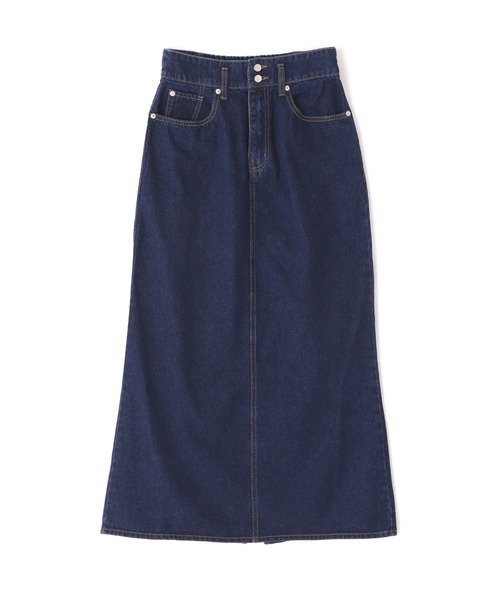 FREE'S MART（フリーズマート）の「[低身長サイズ/Sシリーズ]バックスリットナローデニムスカート（スカート・レディース・ブラック系その他/ブルー系その他2/ダークネイビー・MEDIUM/SMALL/X-SMALL）」の3枚目の写真