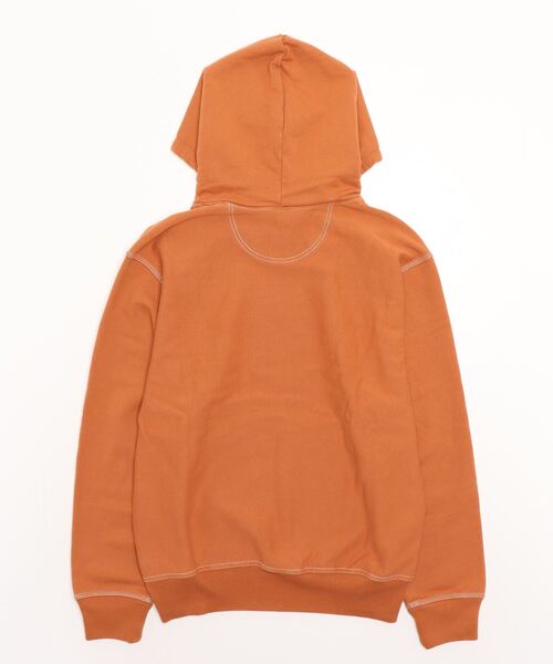 STUSSY(ステューシー)の「STUSSY/ステューシー CONTRAST STITCH LABEL HOOD フーディー(パーカー・メンズ・レンガ・S/L/XL/M)」の9枚目の写真
