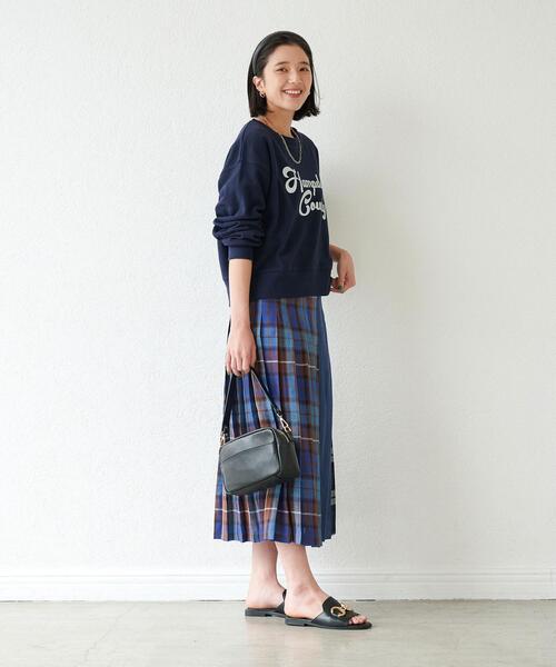 Goodwear(Since1983)（グッドウェア）の「【別注】＜Goodwear＞ロングスリーブ ロゴ スウェット プルオーバー（スウェット・レディース・グレー/ピンク/ネイビー・FREE）」の5枚目の写真