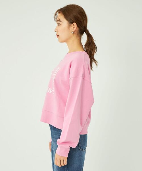 Goodwear(Since1983)（グッドウェア）の「【別注】＜Goodwear＞ロングスリーブ ロゴ スウェット プルオーバー（スウェット・レディース・グレー/ピンク/ネイビー・FREE）」の9枚目の写真