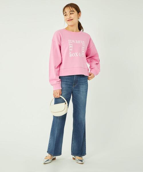 Goodwear(Since1983)（グッドウェア）の「【別注】＜Goodwear＞ロングスリーブ ロゴ スウェット プルオーバー（スウェット・レディース・グレー/ピンク/ネイビー・FREE）」の16枚目の写真