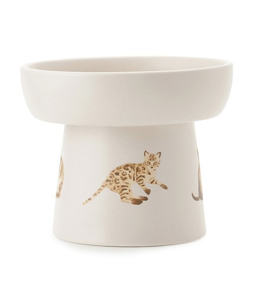 gelato pique(ジェラートピケ)の「【CAT&DOG】【販路限定商品】 ねこ柄フードボウル(その他ペットグッズ・レディース・ベージュ・FREE)」の9枚目の写真