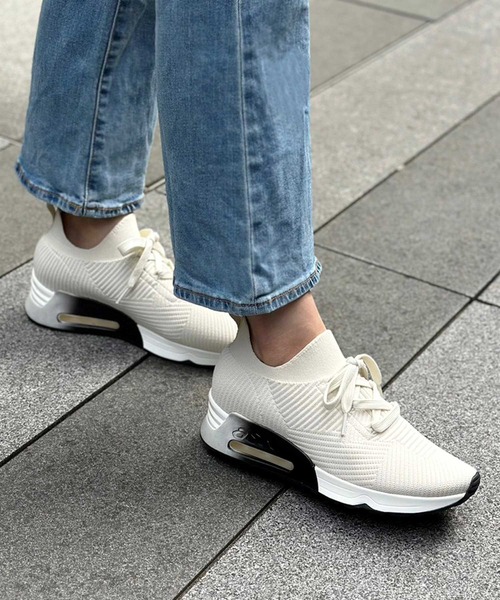 ASH（アッシュ）の「【LARSEN】ニットローカットスニーカー（スニーカー・レディース・ホワイト/ブラック・40/38/39/35/36/37）」の11枚目の写真