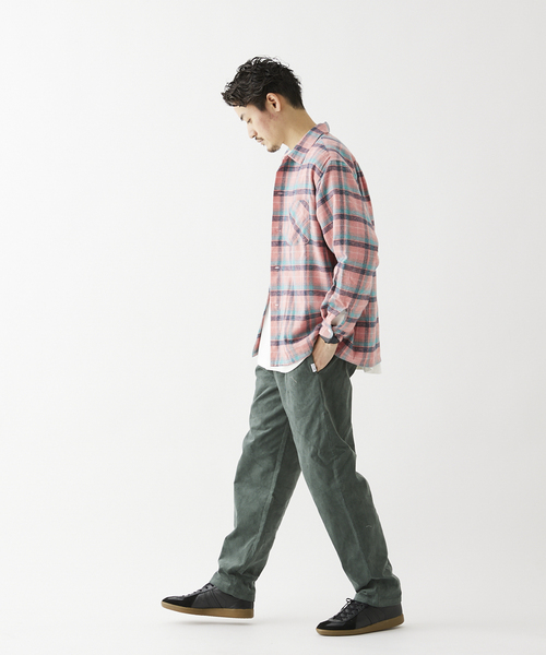 JOURNAL STANDARD relume（ジャーナルスタンダード　レリューム）の「【DAN RIVER/ダンリバー】チェッカーフランネルシャツ（シャツ/ブラウス・メンズ・カーキ/グリーン/ピンク/ネイビー・MEDIUM/LARGE）」の17枚目の写真