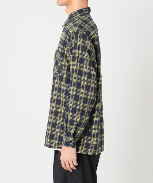 JOURNAL STANDARD relume（ジャーナルスタンダード　レリューム）の「【DAN RIVER/ダンリバー】チェッカーフランネルシャツ（シャツ/ブラウス・メンズ・カーキ/グリーン/ピンク/ネイビー・MEDIUM/LARGE）」の21枚目の写真