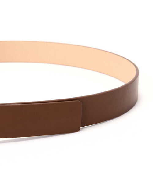 N.（N. Natural Beauty Basic）（エヌエヌナチュラルビューティーベーシック）の「スクエアバックルナローベルト（ベルト・レディース・ブラック/ベージュ・FREE）」の10枚目の写真