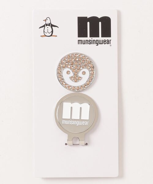 MUNSINGWEAR（マンシングウェア）の「『Goods』 ラインストーンマーカー（ゴルフグッズ・レディース・ブラック/ピンク/エメラルド・F）」の5枚目の写真