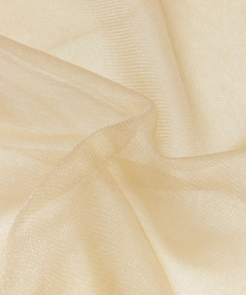 LAATO（ラート）の「SHEER CARDIGAN（カーディガン/ボレロ・レディース・ブラック/オフホワイト・FREE）」の10枚目の写真