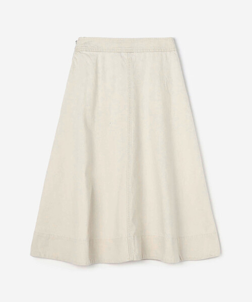 LE GLAZIK（ルグラジック）の「LE GLAZIK | デニム フレアスカート WOMEN（デニムスカート・レディース・ベージュ・36/34）」の10枚目の写真