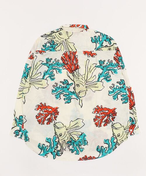 BANANATIME（バナナタイム）の「BANANATIME(バナナタイム) OVER SIZED SH HIDE&SEEK ECRU（シャツ/ブラウス・レディース・その他6・S）」の2枚目の写真