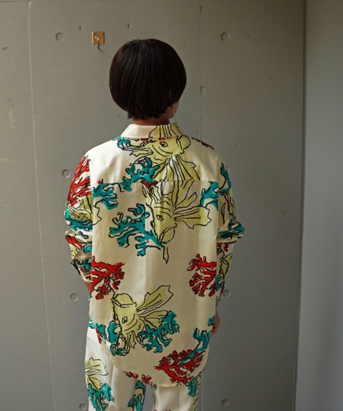 BANANATIME（バナナタイム）の「BANANATIME(バナナタイム) OVER SIZED SH HIDE&SEEK ECRU（シャツ/ブラウス・レディース・その他6・S）」の5枚目の写真