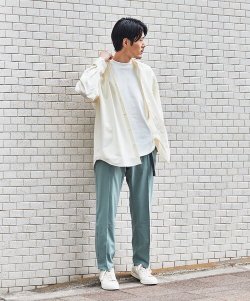 LACOSTE（ラコステ）の「【LACOSTE / ラコステ】別注 モックネック Tシャツ（Tシャツ/カットソー・メンズ・ブルー/ブラック/ホワイト/ネイビー・3/4/5）」の9枚目の写真