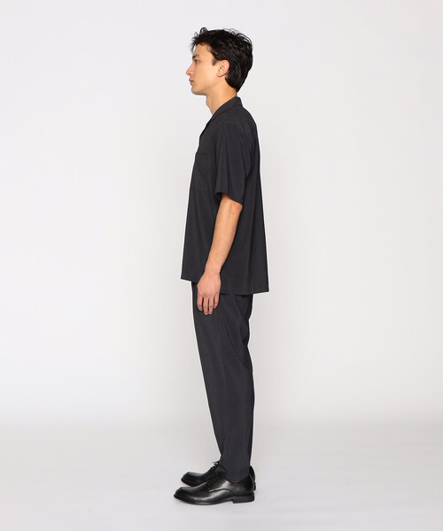 COMME CA ISM（コムサイズム）の「リネンライク ポリエステル オープンカラーシャツ（シャツ/ブラウス・メンズ・カーキ/ブラック/ネイビー/ベージュ・MEDIUM/LARGE/X-LARGE）」の15枚目の写真