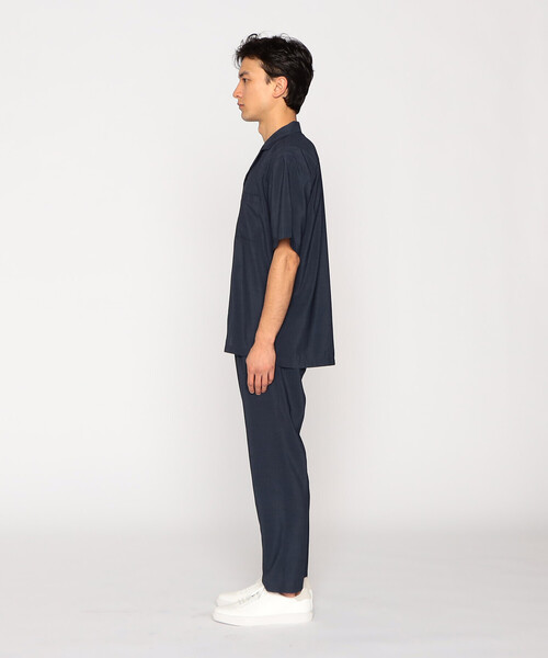 COMME CA ISM（コムサイズム）の「リネンライク ポリエステル オープンカラーシャツ（シャツ/ブラウス・メンズ・カーキ/ブラック/ネイビー/ベージュ・MEDIUM/LARGE/X-LARGE）」の22枚目の写真