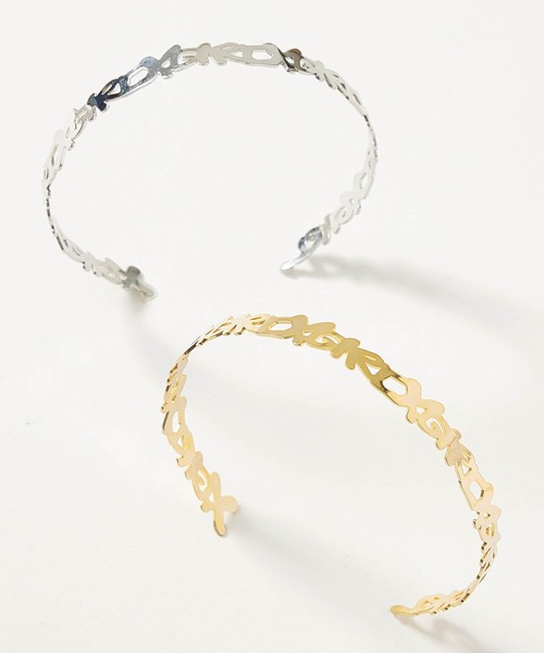 X-girl(エックスガール)の「X-GIRL LOGO CHOKER(チョーカー・レディース・シルバー/ゴールド・ONE SIZE)」の3枚目の写真