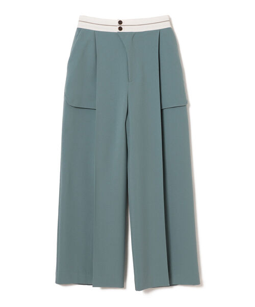 Ray BEAMS(レイビームス)の「RBS / 配色 ベルト ワイドパンツ(その他パンツ・レディース・ブラック/ブルー・1/0)」の12枚目の写真