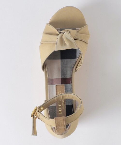 BLUE LABEL CRESTBRIDGE(ブルーレーベルクレストブリッジ)の「ウエッジサンダル(サンダル・レディース・ブラック/ベージュ・M/S)」の7枚目の写真